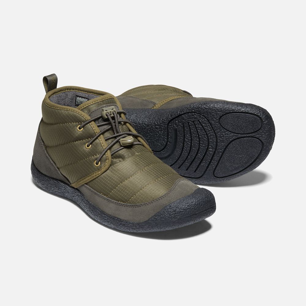 Bottes Chukka Keen Homme Vert Olive/Noir | Howser Ii | TESFC-4568